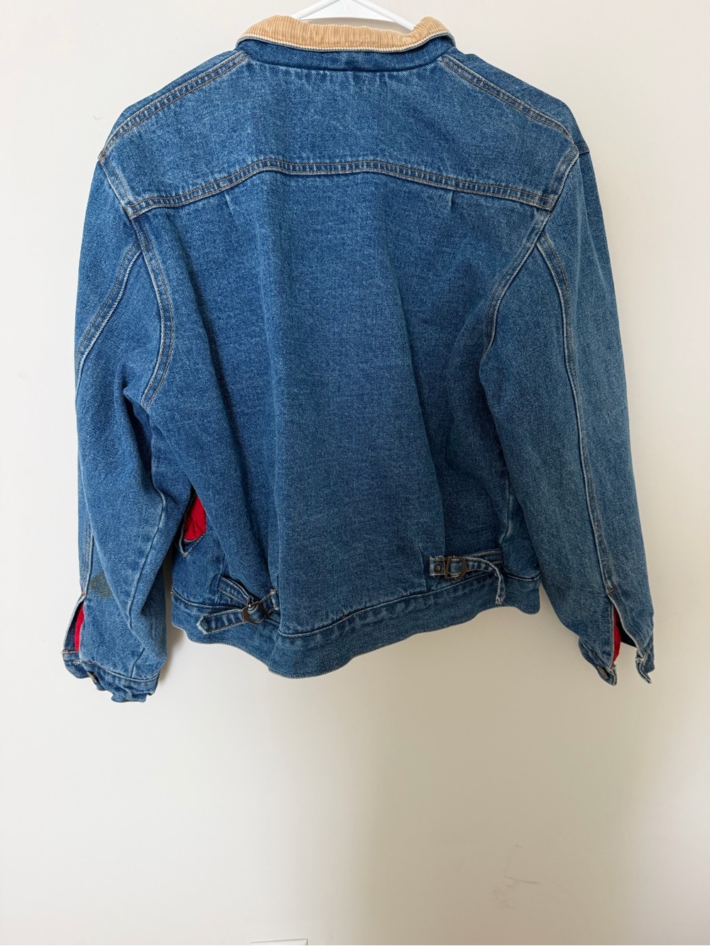 Vintage J. Crew Denim Jacket with Corduroy Collar - Picture 4 of 5